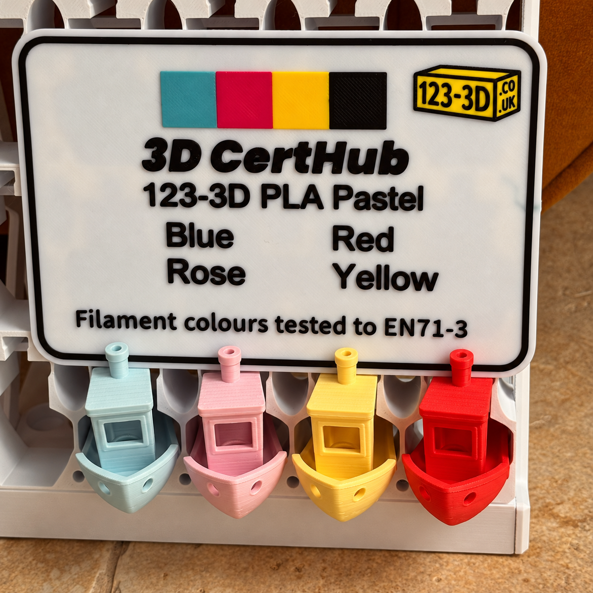 123-3D PLA Pastel