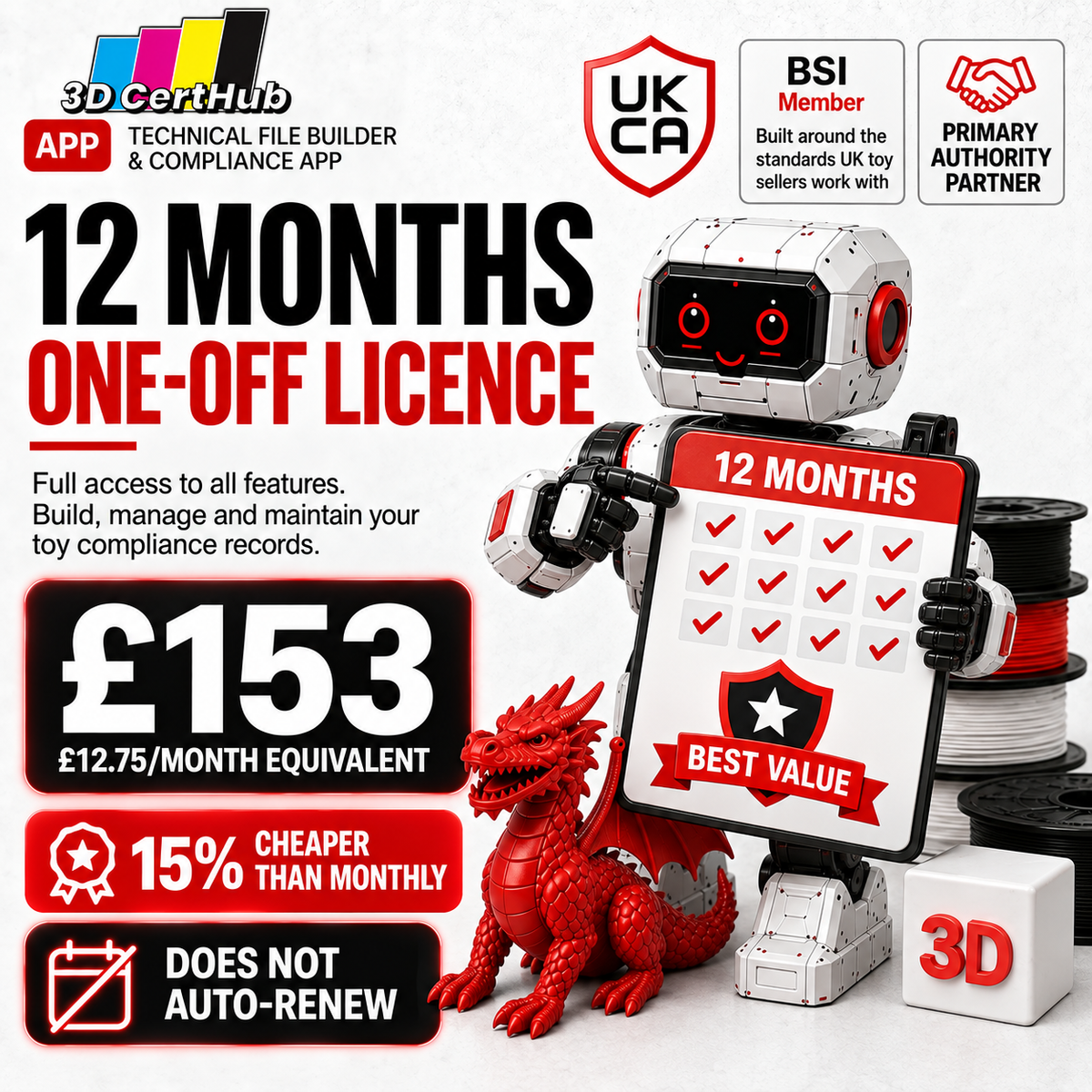 3D CertHub — 12-Month Licence