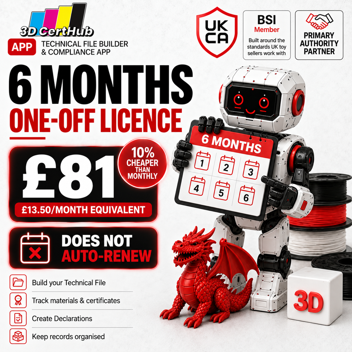 3D CertHub — 6-Month Licence