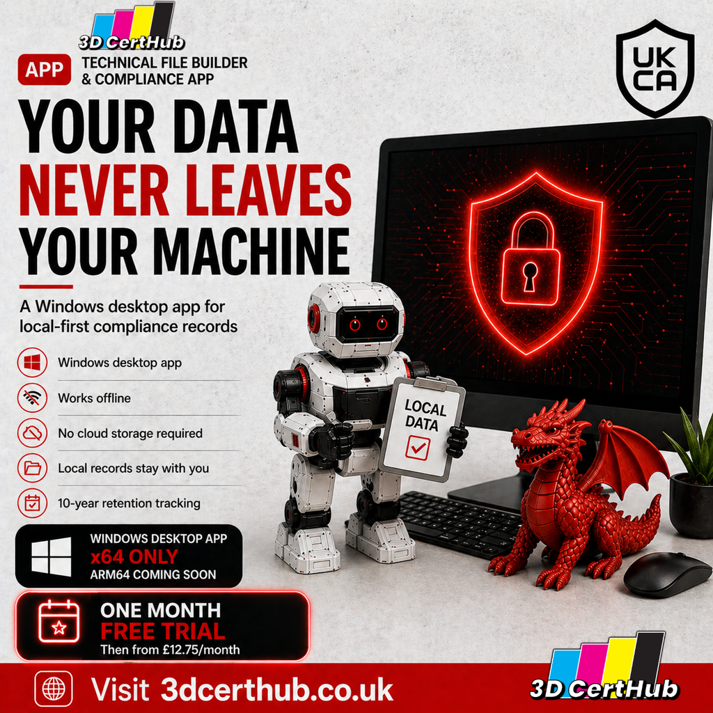 3D CertHub Technical File Builder & Compliance App