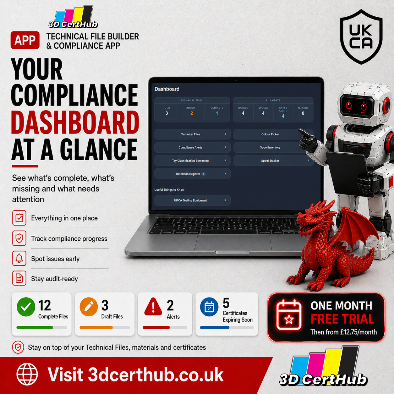 3D CertHub Technical File Builder & Compliance App