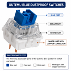 Outemu Blue Dustproof Switch