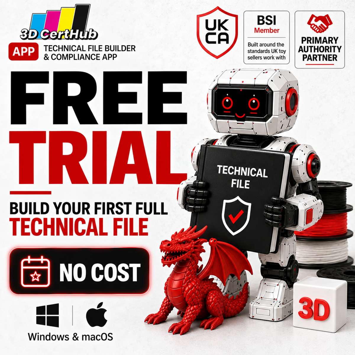 3D CertHub Technical File Builder & Compliance App