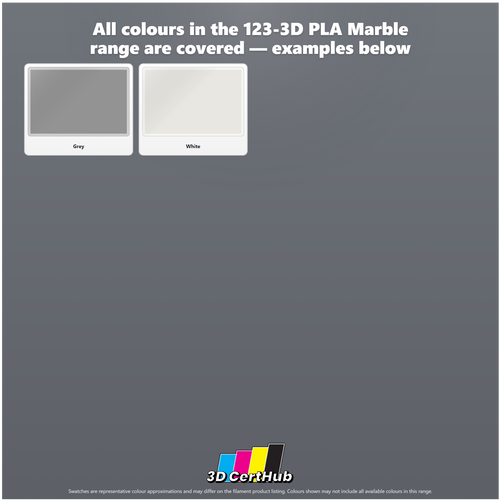 123-3D PLA Marble