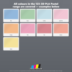 123-3D PLA Pastel